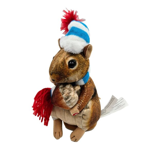 Gemmy Animated Squirrel Plush Christmas Friend Musical Tested Works Read - Picture 1 of 11